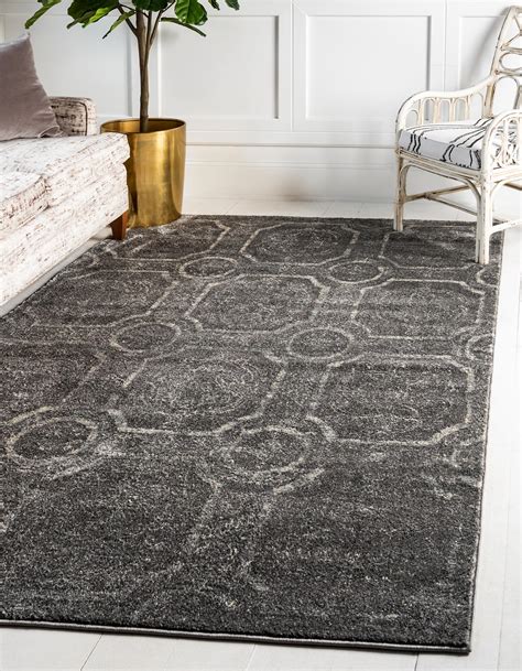 cheap dark grey area rug